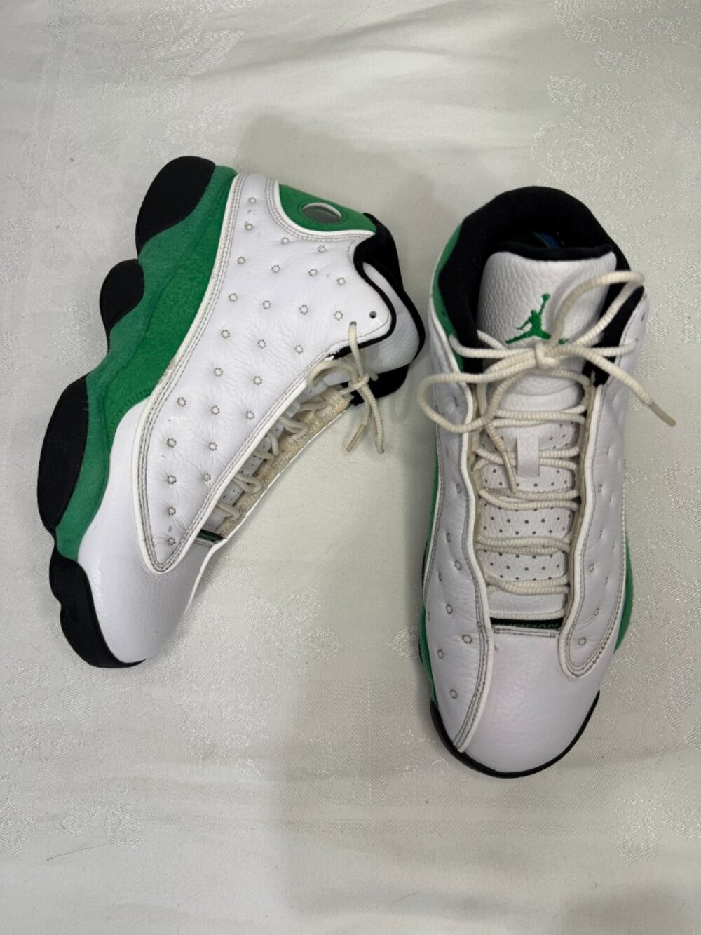 Nike Air Jordan 13 Retro White/Lucky Green 2020 DB6537-113 Men's Size 9.5